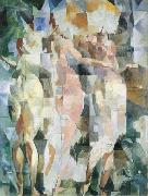 robert delaunay Les trois graces oil on canvas